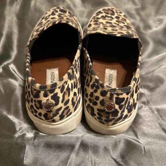 Steve Madden Leopard Print Slip-on Sneakers - Picture 3 of 5